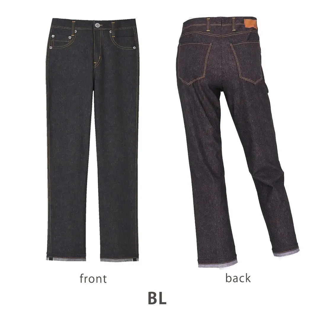【ワコール/カルソン】まるでデニム ストレート レディス＜Mサイズ/BL＞