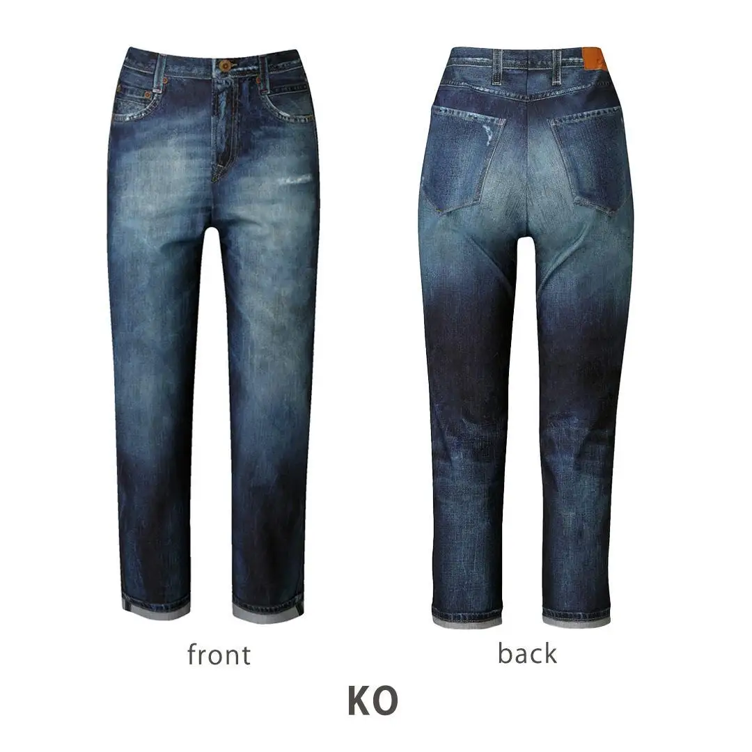 【ワコール/カルソン】まるでデニム ストレート レディス＜Lサイズ/KO＞