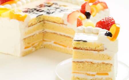 【指定日必須】 感謝ケーキ 6号（18cm×18cm） ケーキ 写真ケーキ プリントケーキ スイーツ デザート 生クリーム 洋菓子