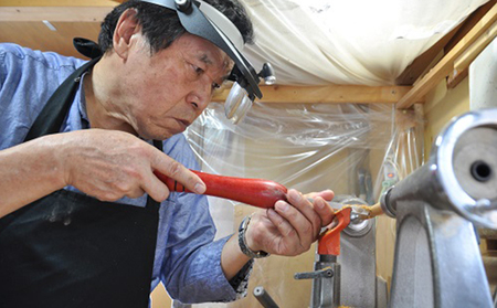 屋久杉ペン（スリムライン） 文房具 ボールペン 工芸品 