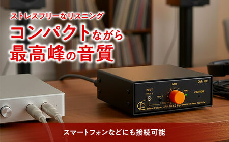 CAP-1001 （ コンパクトパワーアンプ ） 約500g 音響機器 コンパクト オーディオ[AYAP004]