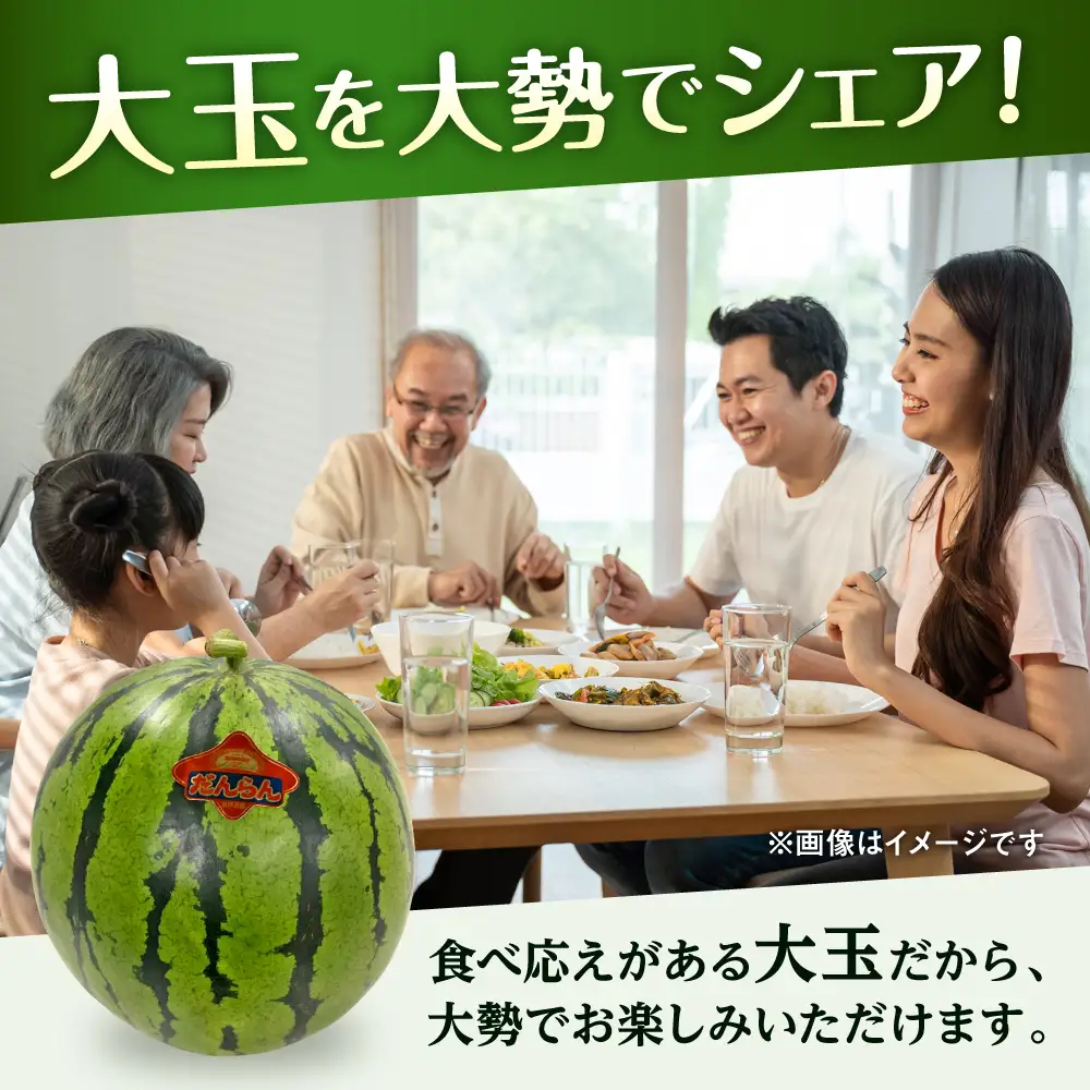 数量限定 大玉スイカ2玉計約16kg 西瓜スイカすいか AYAU002