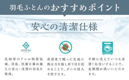 訳あり 節電対策 洗える羽毛ふとん 羽毛ふとん 羽毛布団 本掛け 充填量1.0kg ダウン85%抗菌・防臭ダウン使用 シングル アイボリー