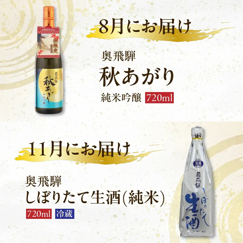 【定期便 4回】 季節限定のお酒 720ml 1本コース（年4回 計4本） 【16-A】