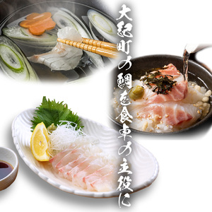 （冷凍） 【1月発送分】 国産 養殖 真鯛 500g ／ 長栄丸 ふるさと納税 鯛 タイ たい 小分けパック 短冊 刺身 しゃぶしゃぶ 三重県 大紀町