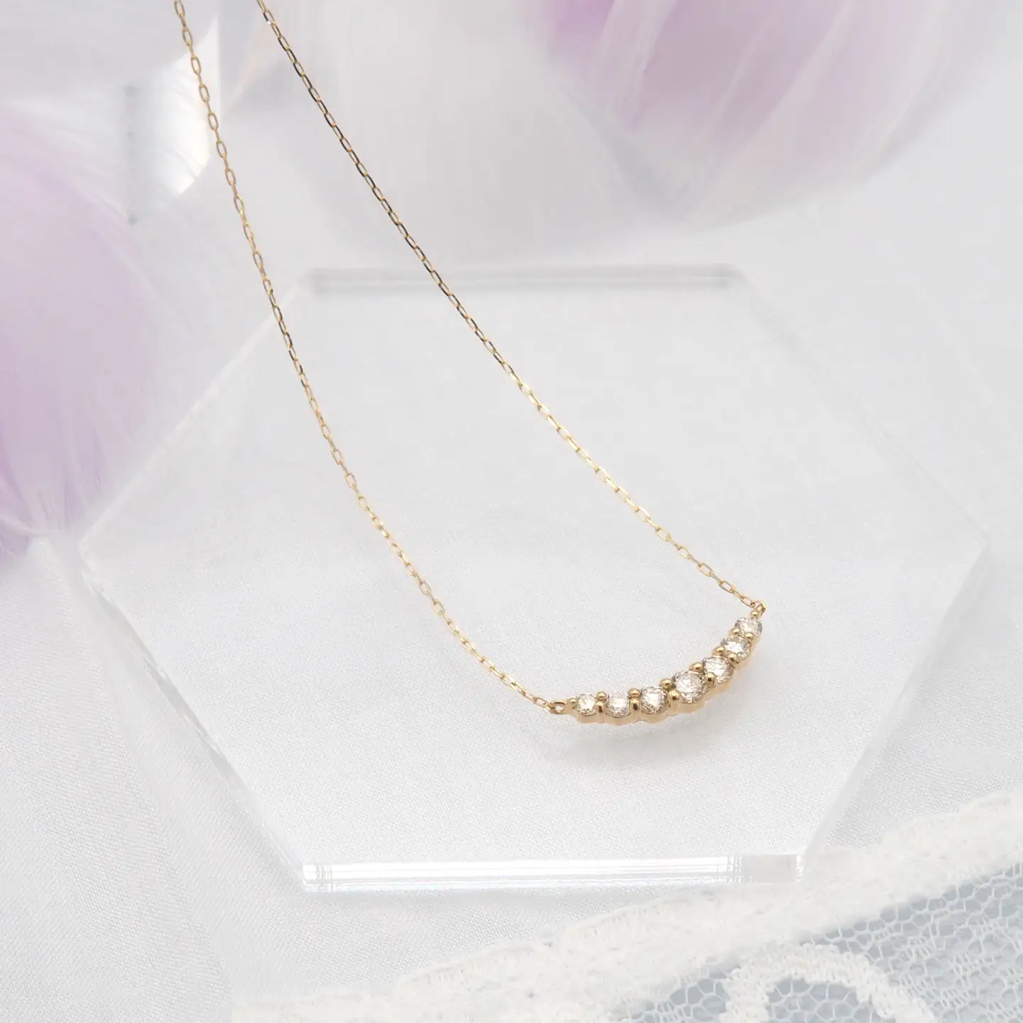 K18 0.30ct ダイヤモンド ペンダントネックレス　HH-019723 SWBT003-G