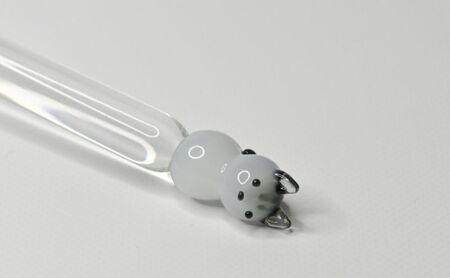 clarto　ガラスペンlavie（ネコ）　筆記用具 ガラスペン 硝子ペン 手作り ガラス 硝子 かわいい インク 手紙 日記 プレゼント ギフト 墨田区 東京都 茶白