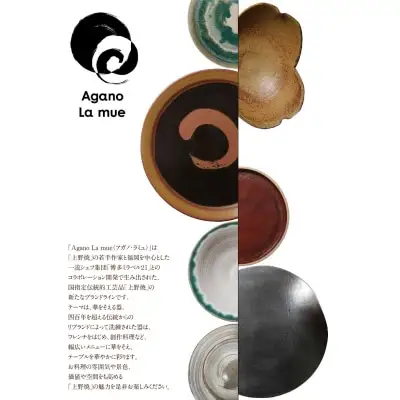 Y28-25 アガノラミュ サーブプレート 食器