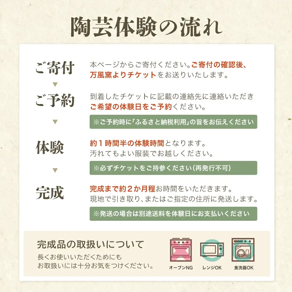 電動ろくろで陶芸体験　2名様　【04301-0158】