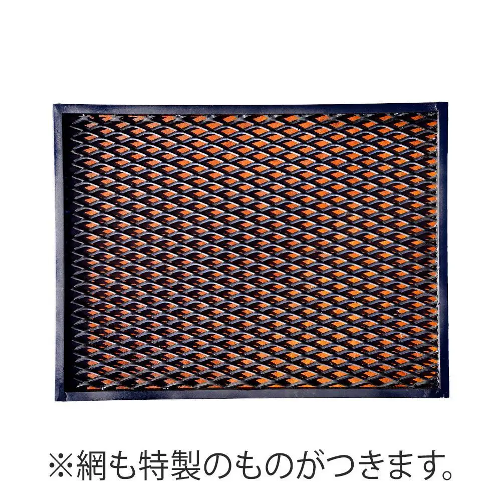 まちの鉄工所が作る　バーベキューコンロ（小サイズ）色:黒