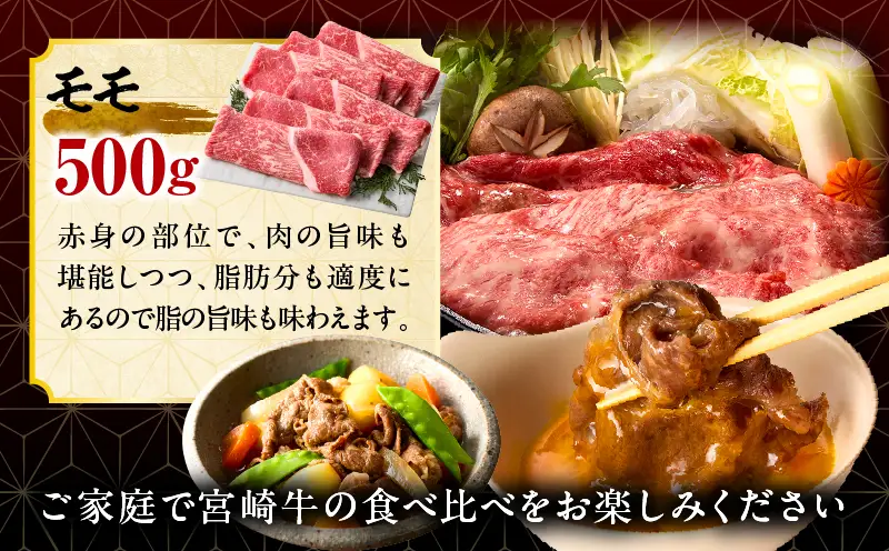 「畜産農家応援」 宮崎牛 スライス3種セット（肩ロース・ウデ・モモ）合計1.5kg_b0378_my_ouen_x1