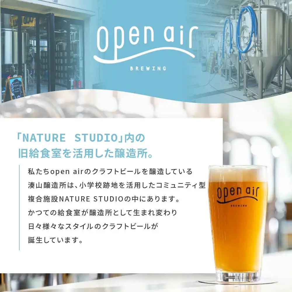 【定期便】ｏｐｅｎ ａｉｒ クラフトビール定期便 1年＜全12回毎月お届け＞