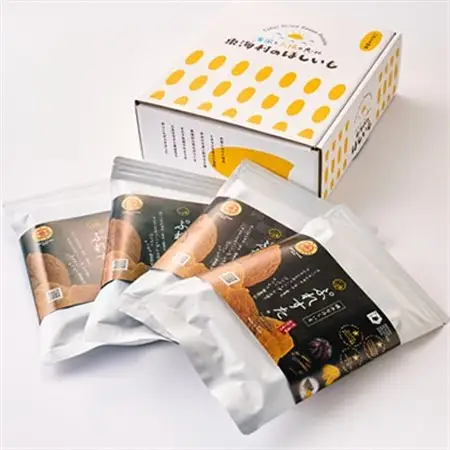 茨城県産 新食感 紅はるか ほしいもせんべい  硬派なほしいも 「ぷれすた」 62g×4袋_果物・フルーツ 干し芋 ドライフルーツ ほしいも ホシイモ_【配送不可地域：離島・沖縄県】【1609226】