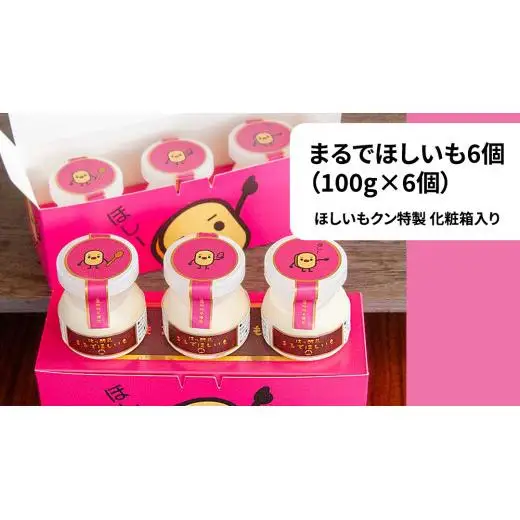 筑波ハム 『 まるでほしいも 』合計6個 ほしいもクン特製 化粧箱入り （100g×3個入り ×2箱） ( 茨城県共通返礼品 )