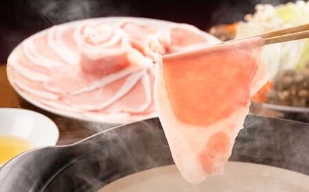 おかやまピーチポーク しゃぶしゃぶセット 4～6人前（ゆず塩ぽん酢付き）×2箱 計8～12人前 計約1120g 豚肉 ポーク ロース バラ お肉 肉 しゃぶしゃぶ 鍋 セット ポン酢 冷凍 岡山県