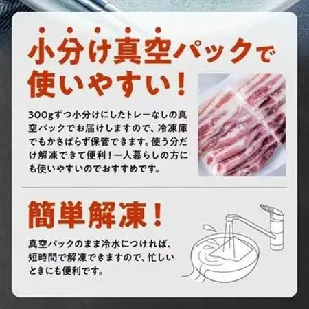【発送月固定定期便】かごしま黒豚スライス定期便全12回【配送不可地域：離島】【4081604】