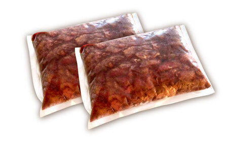 【全3回定期便】ペット用 馬肉 切り落とし (2kg)  ペットフード 馬肉 [AYCT002]