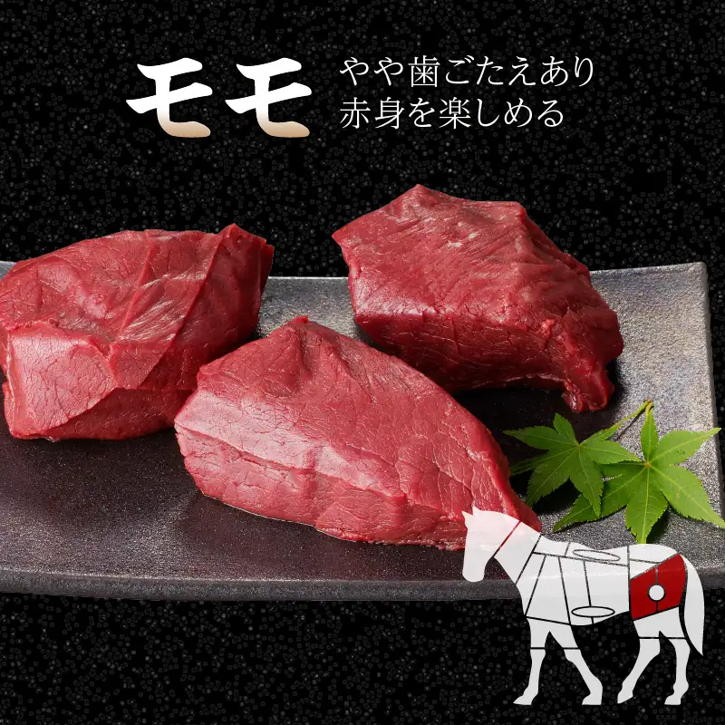 《福岡肥育》国産馬刺したれ付き【カタ100g×6P・モモ100g×4P】【冷凍】 176-039