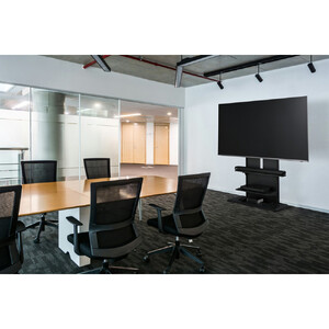 スタンドテレビ台 アイリスオーヤマ UTS-900R-BO ブラックオーク ｜ テレビ 新生活 ひとり暮らし 合格祝い 