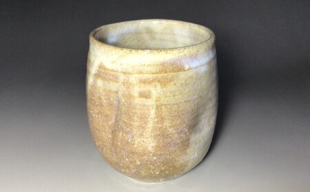 萩焼 夫婦 湯呑 知明作