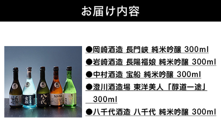 萩往還ギフトシリーズ／萩の５酒蔵呑み比べセット