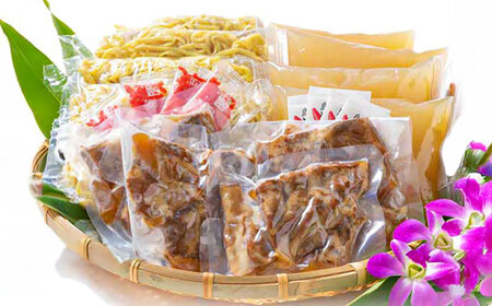 沖縄そば そば家鶴小 (ちるぐゎー) 沖縄そば 4食セット  BCCG001 そば