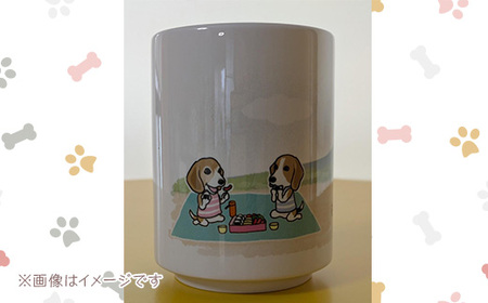 626 オーダー湯呑 1個（直径8cm　高さ10.6cm）【まめつぶはうす】