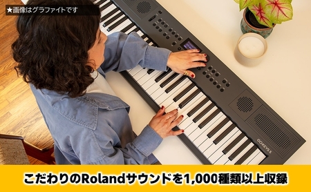 【Roland】61鍵ポータブルキーボード/GO:KEYS 5(ホワイト)【配送不可：離島】 キーボード 楽器 音楽制作 初心者 軽量 コンパクト ポータブル 高音質 ローランド 浜松市