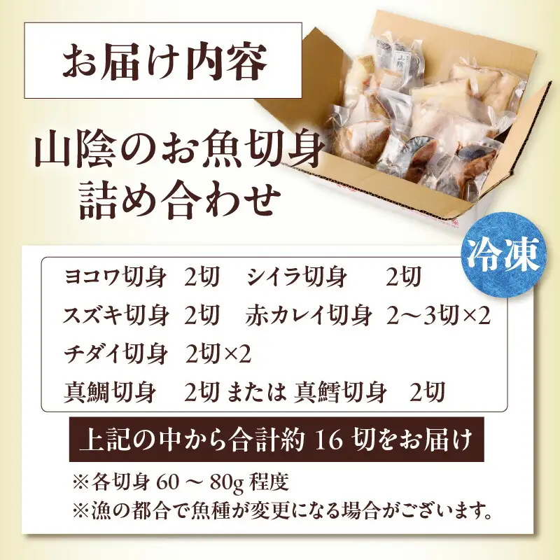魚 切身 詰め合わせ 約16切 下処理不要 74-10