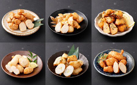 ちぎり揚げ6種セット（ごぼう・阿蘇高菜・ベーコン＆ブラックペッパー・チヂミ・プルコギ・ルーロー 各1種類ずつ） 練り物 揚げかまぼこ 揚げ蒲鉾 惣菜 冷蔵 おつまみ