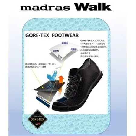 雨の日も快適なゴアテックス防水 マドラスウォークの紳士靴 MW5904A ブラウン 26.5cm【1614370】