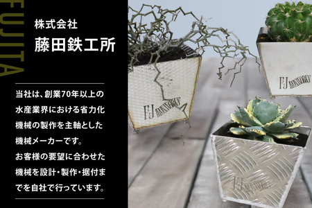 植木鉢 BOTANICAL POT ASP-L 1点 [藤田鉄工所 宮城県 気仙沼市 20564999]