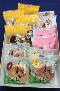 金清堂彩り12個セット 老舗和菓子店 和菓子 詰め合わせ 栗まんじゅう むぎ香がし 羽山の里 わが仙人つぶあん わが仙人かぼちゃ 白あん かぼちゃ あんこミルク餡 国産 岩手県 北上市 金清堂 菓子舗 C0450