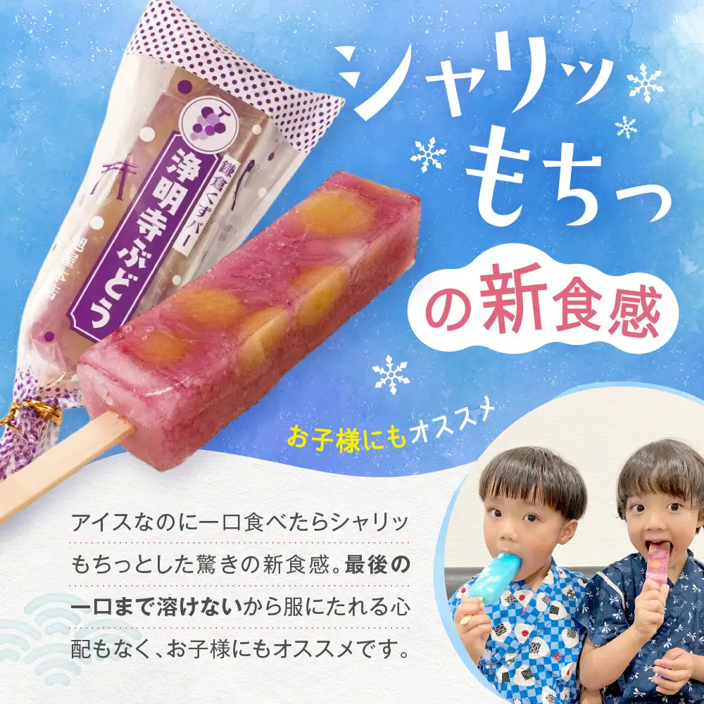 鎌倉くずバー　浄明寺ぶどう14本セット！