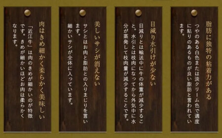 【全2回定期便】特選近江牛「贅」 / 牛肉 和牛 国産牛 黒毛和牛 2回お届け 高級部位 / 栗東市 / 有限会社 岡山[BIBE025]