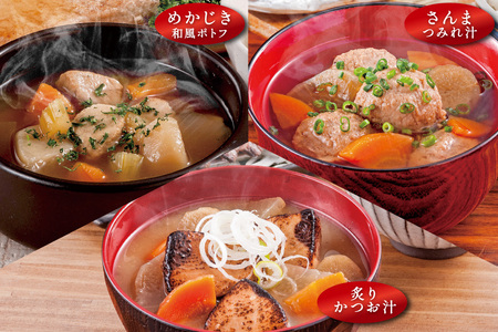 三陸食堂 煮魚 惣菜 セット 10種 12パック [阿部長商店 宮城県 気仙沼市 20565443]