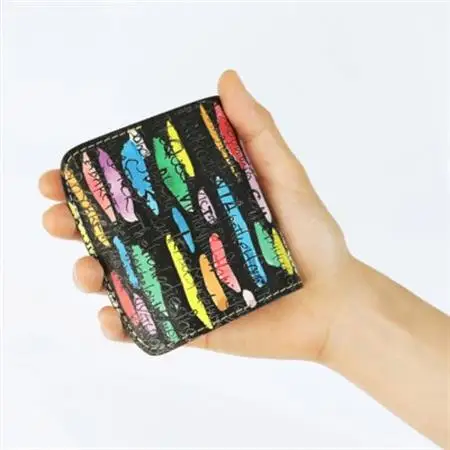 クアトロガッツ ミニ財布 小さいふ。コンチャ LGBT 栃木レザー_装飾品・工芸品 財布 服飾小物 _【1615899】