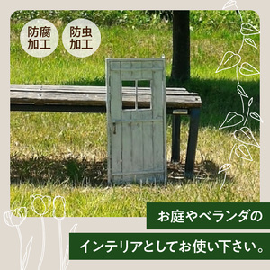 エイジング調アンティークのフェイクドアーオブジェ［161P13］