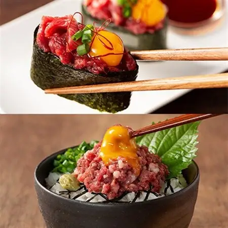 ふじ馬刺し上級赤身3種とユッケネギトロの詰め合わせ(美里町)_肉 馬肉  うま 桜肉_【配送不可地域：離島】【1606577】
