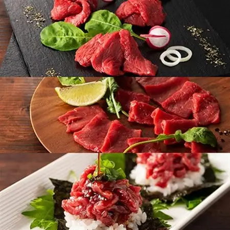 「本場・熊本」霜降り馬刺しと赤身の贅沢6種セット(美里町)_肉 馬肉  うま 桜肉_【配送不可地域：離島】【1607908】