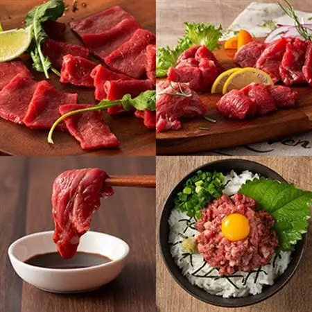 「熊本特産」フジチクオリジナル 特選馬刺しの8種セット(美里町)_肉 馬肉  うま 桜肉_【配送不可地域：離島】【1607930】
