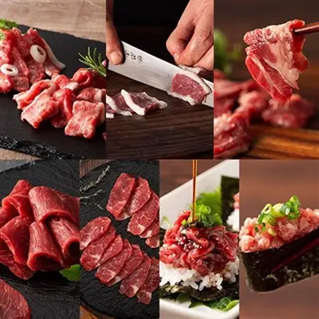 フジチクオリジナル 希少部位と贅沢なふじ馬刺し厳選セット(美里町)_肉 馬肉  うま 桜肉_【配送不可地域：離島】【1607959】