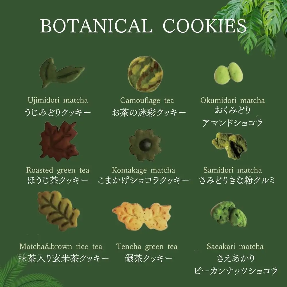 【TREEE’S】ボタニカルクッキー缶｜京都 スイーツブランド レビュー高評価 抹茶 人気 スイーツ