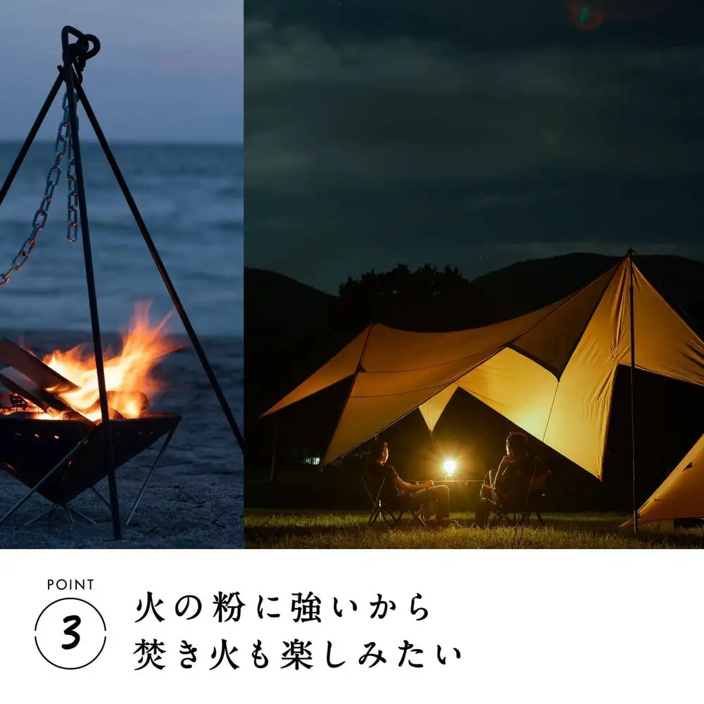 【鎌倉天幕】TARP 420TC パネル脱着 タープ (ポール無しセット) KTM420 