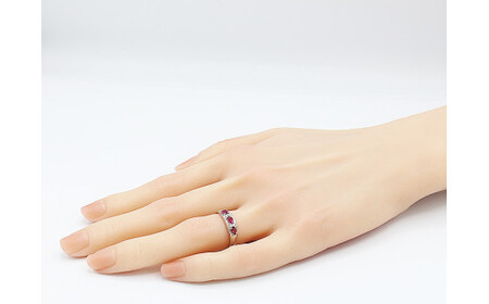 ルビー リング 0.5ct Pt900 (12527) 指輪 リング ルビー プラチナ ダイヤモンド  山梨県 甲斐市 BR-74