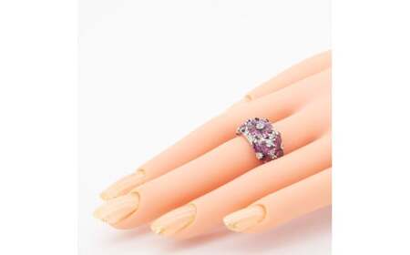 ロードライトガーネット リング  4.0ct SV925  (12505) 指輪 リング ロードライトガーネット ホワイトトパーズ シルバー  山梨県 甲斐市 BR-73