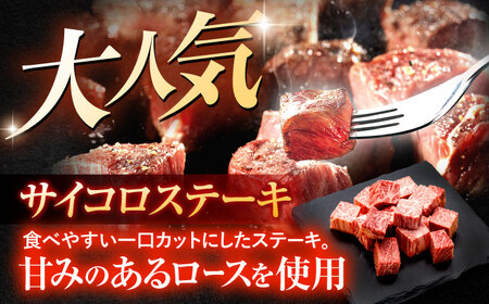 長崎和牛A5ランク ステーキ3種食べ比べセット(リブロース・ヒレ・サイコロステーキ)[OCH027]