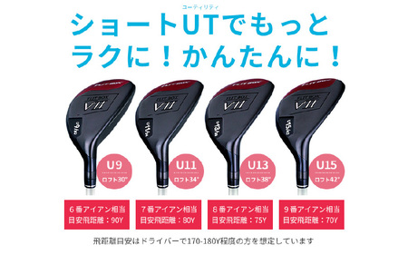 【右打ち・女性用】FLIT-BOX７　ユーティリティ：レディース　番手U15　シャフト硬さL（レディース）