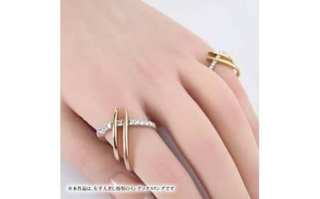 K18 ダイヤモンド リング ピンクゴールド KARATI ダイヤモンド HARA RING 