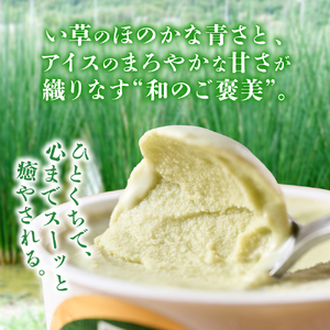 たたみアイス 12個入 いぐさ 畳 スイーツ いぐさミルク味 玄米味 食用いぐさ 和風アイス デザート おやつ ジャージー牛乳使用